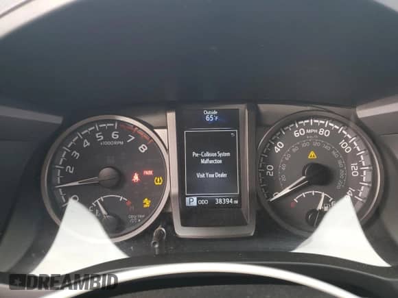 2023 Toyota Tacoma SR with VIN 3TYSZ5AN6PT162376, listed as a Copart auction lot 86171765 with 38,394 mi miles and Salvage title. Bid and sale history available at DreamBid. Image 9.