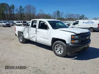 2014 Chevrolet Silverado 1500 Work Truck z VIN 1GCRCPEH9EZ218902, wystawiony jako IAAI lot #41686568 z przebiegiem 132 006 mil mil oraz . Historia ofert i sprzedaży dostępna na DreamBid. Obrazek 1.