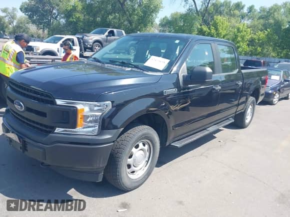 2019 Ford F-150 XL with VIN 1FTFW1E54KKC37293, listed as a IAAI auction lot 42475638 with 113,380 mi miles and . Bid and sale history available at DreamBid. Image 2.