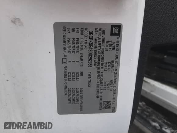 2013 Chevrolet Silverado 1500 LT с VIN 3GCPKSEA3DG292038, выставлен на аукционе Copart как лот 44996995 с пробегом 139 633 миль миль и Списание • Salvage title. История ставок и продаж доступна на DreamBid. Изображение 12.