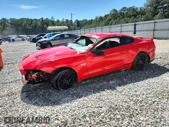 2019 Ford Mustang GT z VIN 1FA6P8CF0K5156927, wystawiony jako Copart lot #84562345 z przebiegiem Nie podano mil oraz Nie do naprawy • Non repairable. Historia ofert i sprzedaży dostępna na DreamBid. Obrazek 1.
