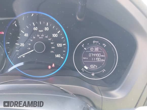 2021 Honda HR-V LX with VIN 3CZRU6H30MM739590, listed as a IAAI auction lot 43029474 with 74,490 mi miles and . Bid and sale history available at DreamBid. Image 7.