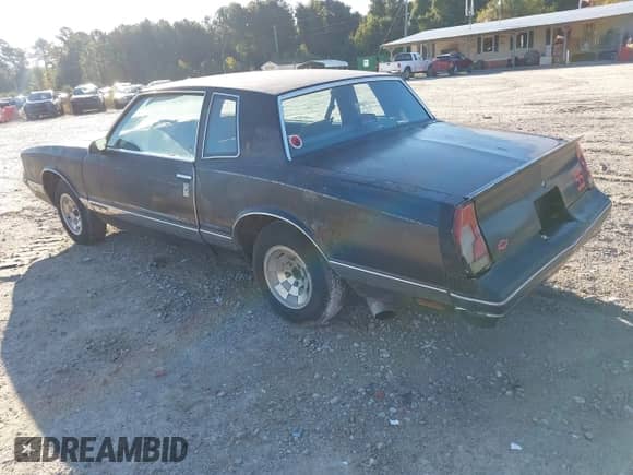 1986 Chevrolet Monte Carlo Sport SS с VIN 1G1GZ37H1GR168519, выставлен на аукционе IAAI как лот 43455920 с пробегом 92 595 миль миль и . История ставок и продаж доступна на DreamBid. Изображение 3.