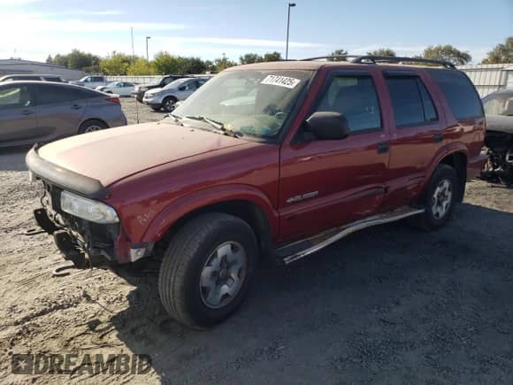 2004 Chevrolet Blazer LS with VIN 1GNDT13X84K146252, listed as a Copart auction lot 71741425 with 99,840 mi miles and Salvage title. Bid and sale history available at DreamBid. Image 1.