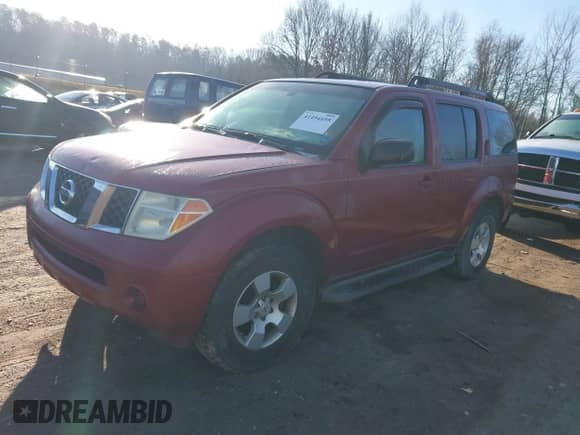 2006 Nissan Pathfinder SE с VIN 5N1AR18U26C663659, выставлен на аукционе IAAI как лот 41494195 с пробегом Не указан миль и . История ставок и продаж доступна на DreamBid. Изображение 2.
