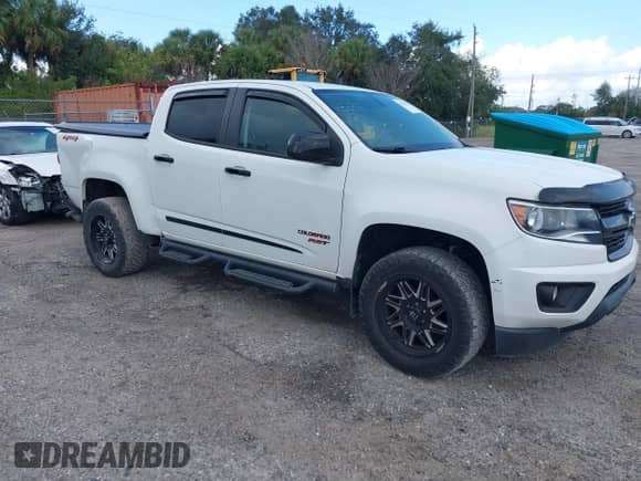 2019 Chevrolet Colorado 4WD LT z VIN 1GCGTCEN0K1275182, wystawiony jako IAAI lot #41100760 z przebiegiem 59 564 mil mil oraz . Historia ofert i sprzedaży dostępna na DreamBid. Obrazek 1.