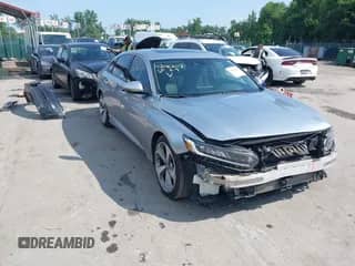 2019 Honda Accord Touring with VIN 1HGCV2F96KA018937, listed as a IAAI auction lot 42462118 with 82,260 mi miles and . Bid and sale history available at DreamBid. Image 1.