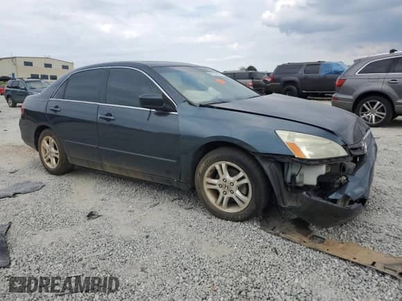 2007 Honda Accord EX-L with VIN 1HGCM56887A113938, listed as a Copart auction lot 81730405 with Not provided miles and Salvage title. Bid and sale history available at DreamBid. Image 4.