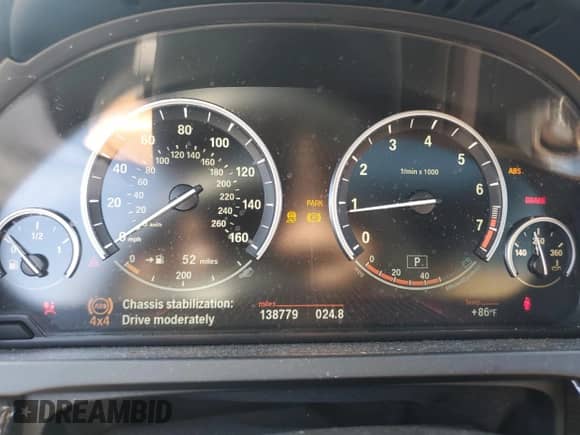 2011 BMW 7 Series 750Li xDrive with VIN WBAKC8C55BC433091, listed as a Copart auction lot 81485335 with 138,779 mi miles and Salvage title. Bid and sale history available at DreamBid. Image 9.