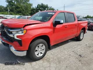 2025 Chevrolet Silverado 1500 LT z VIN 1GCPACED2SZ132426, wystawiony jako Copart lot #70306115 z przebiegiem Nie podano mil oraz Czysty tytuł • Clean title. Historia ofert i sprzedaży dostępna na DreamBid. Obrazek 1.