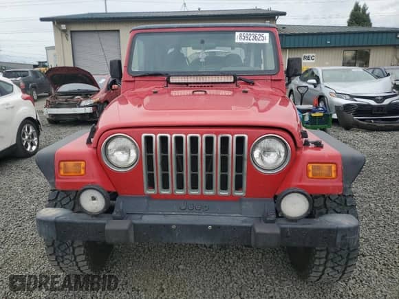 2001 Jeep Wrangler Sport with VIN 1J4FA49S11P339047, listed as a Copart auction lot 85923625 with 144,267 mi miles and Salvage title. Bid and sale history available at DreamBid. Image 5.