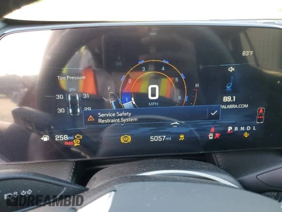 2025 Chevrolet Equinox FWD LT with VIN 3GNAXHEG7SL240955, listed as a Copart auction lot 81403355 with 5,057 mi miles and Salvage title. Bid and sale history available at DreamBid. Image 9.