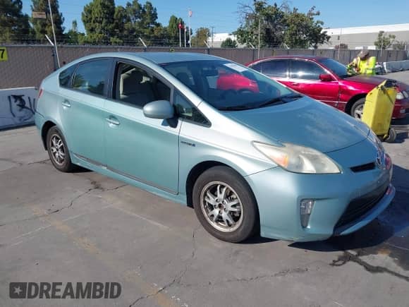 2012 Toyota Prius One with VIN JTDKN3DU2C1497804, listed as a IAAI auction lot 43281300 with 237,493 mi miles and . Bid and sale history available at DreamBid. Image 1.