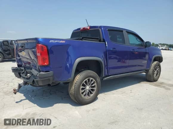2017 Chevrolet Colorado 4WD ZR2 with VIN 1GCGTEEN3H1278694, listed as a Copart auction lot 57507375 with 85,242 mi miles and Salvage title. Bid and sale history available at DreamBid. Image 3.