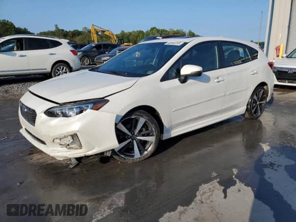 2017 Subaru Impreza Special Sports with VIN 4S3GTAM61H3705118, listed as a Copart auction lot 80892235 with 134,852 mi miles and Salvage title. Bid and sale history available at DreamBid. Image 1.