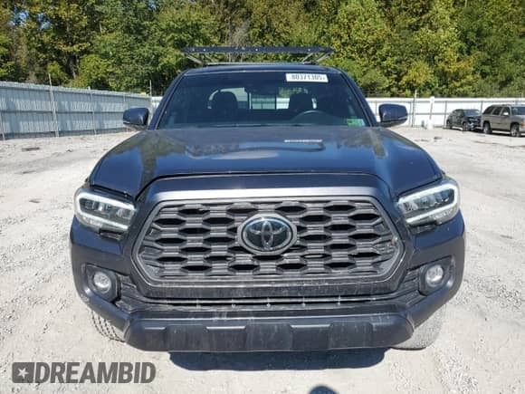 2023 Toyota Tacoma SR5 with VIN 3TYDZ5BNXPT036528, listed as a Copart auction lot 80371305 with 34,561 mi miles and Salvage title. Bid and sale history available at DreamBid. Image 5.
