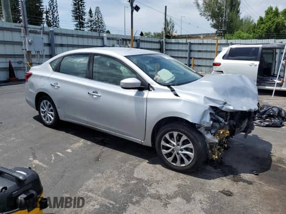 2019 Nissan Sentra SV with VIN 3N1AB7AP8KY290969, listed as a Copart auction lot 67758205 with 93,128 mi miles and Non repairable. Bid and sale history available at DreamBid. Image 4.