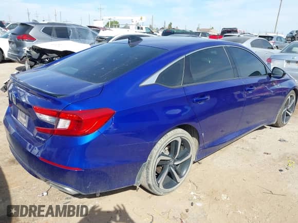 2022 Honda Accord Sport z VIN 1HGCV1F35NA090609, wystawiony jako IAAI lot #43241690 z przebiegiem 36 027 mil mil oraz . Historia ofert i sprzedaży dostępna na DreamBid. Obrazek 4.