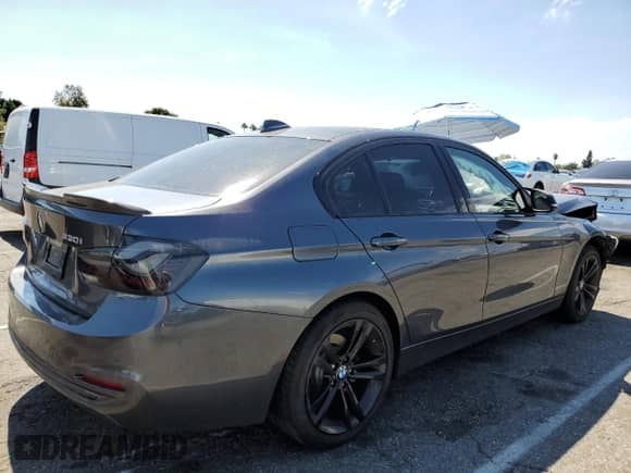 2018 BMW 3 Series 330i with VIN WBA8B9C59JEE81833, listed as a Copart auction lot 83754885 with 64,007 mi miles and Salvage title. Bid and sale history available at DreamBid. Image 3.