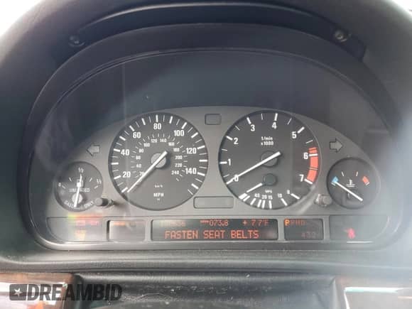 2000 BMW 7 Series 740iL with VIN WBAGH8345YDP12753, listed as a Copart auction lot 56786345 with 130,636 mi miles and Clean title. Bid and sale history available at DreamBid. Image 9.