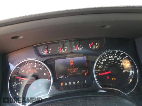 2012 Ford F-150 FX4 with VIN 1FTFW1ET7CFC91874, listed as a Copart auction lot 68002945 with 216,167 mi miles and Salvage title. Bid and sale history available at DreamBid. Image 9.