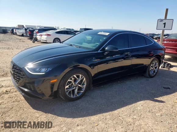 2022 Hyundai Sonata SEL with VIN KMHL64JA2NA216942, listed as a Copart auction lot 80838985 with 34,826 mi miles and Salvage title. Bid and sale history available at DreamBid. Image 1.