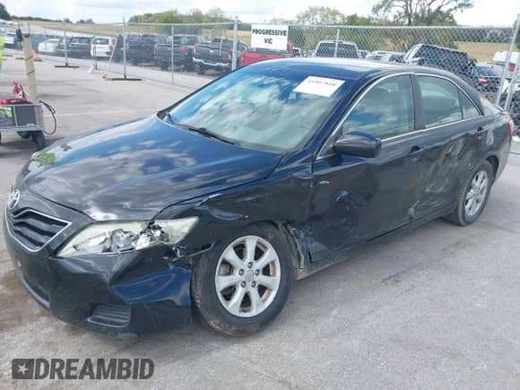 2010 Toyota Camry LE with VIN 4T4BF3EK1AR048220, listed as a IAAI auction lot 43307810 with 129,417 mi miles and . Bid and sale history available at DreamBid. Image 2.