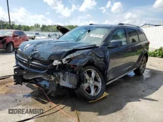 2017 Dodge Journey Crossroad Plus with VIN 3C4PDCGG6HT613620, listed as a Copart auction lot 65481555 with 104,192 mi miles and Non repairable. Bid and sale history available at DreamBid. Image 1.
