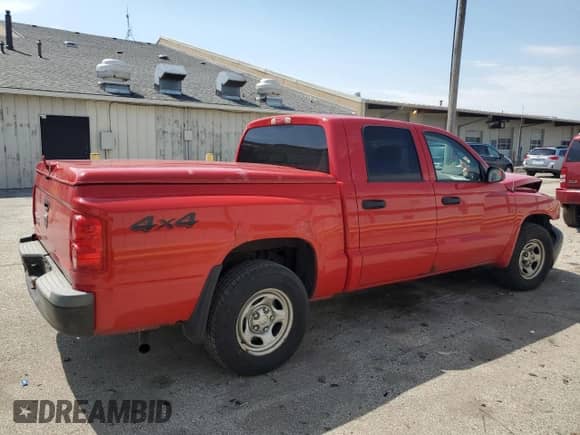 2007 Dodge Dakota with VIN 1D3HW28K17S232552, listed as a Copart auction lot 53674955 with 85,559 mi miles and Salvage title. Bid and sale history available at DreamBid. Image 3.