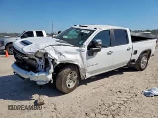 2022 Chevrolet Silverado 2500HD Work Truck z VIN 1GC4YLEY2NF334593, wystawiony jako Copart lot #71974715 z przebiegiem 88 291 mil mil oraz Szkoda całkowita • Salvage title. Historia ofert i sprzedaży dostępna na DreamBid. Obrazek 1.