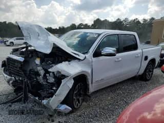 2025 Ram 1500 Laramie z VIN 1C6SRFJP4SN577138, wystawiony jako Copart lot #66934754 z przebiegiem Nie podano mil oraz Czysty tytuł • Clean title. Historia ofert i sprzedaży dostępna na DreamBid. Obrazek 1.