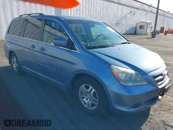 2007 Honda Odyssey EX-L с VIN 5FNRL38687B100562, выставлен на аукционе IAAI как лот 43040117 с пробегом 187 549 миль миль и . История ставок и продаж доступна на DreamBid. Изображение 1.