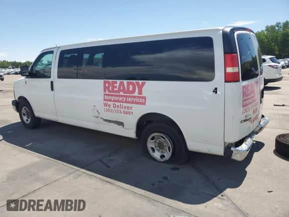 2015 Chevrolet Express Passenger LT с VIN 1GAZG1FG6F1217514, выставлен на аукционе Copart как лот 64759505 с пробегом 270 681 миль миль и Чистый • Clean title. История ставок и продаж доступна на DreamBid. Изображение 2.