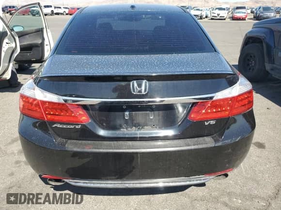 2014 Honda Accord EX-L with VIN 1HGCR3F84EA034818, listed as a Copart auction lot 80589815 with 97,871 mi miles and Salvage title. Bid and sale history available at DreamBid. Image 6.