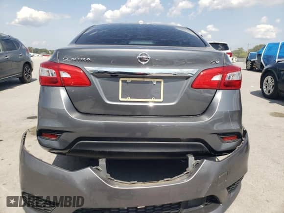2019 Nissan Sentra SV with VIN 3N1AB7AP4KY319030, listed as a Copart auction lot 71815015 with 157,900 mi miles and Salvage title. Bid and sale history available at DreamBid. Image 6.