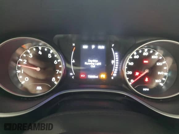 2019 Jeep Compass Latitude with VIN 3C4NJDBB7KT733970, listed as a Copart auction lot 87241235 with 72,963 mi miles and Salvage title. Bid and sale history available at DreamBid. Image 9.