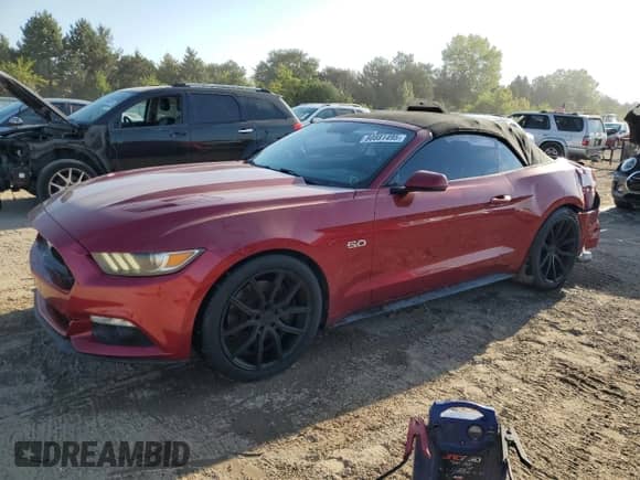 2016 Ford Mustang GT Premium с VIN 1FATP8FF7G5243990, выставлен на аукционе Copart как лот 80881495 с пробегом 68 860 миль миль и Списание • Salvage title. История ставок и продаж доступна на DreamBid. Изображение 1.