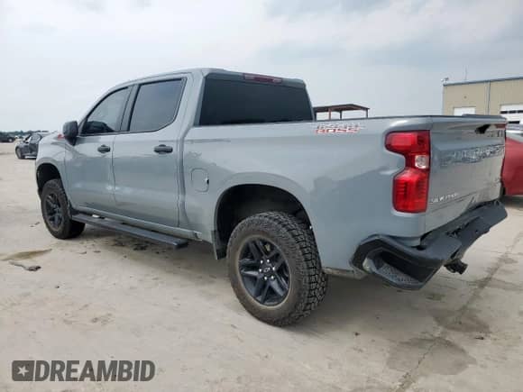2024 Chevrolet Silverado 1500 Custom Trail Boss with VIN 3GCUDCED7RG165992, listed as a Copart auction lot 57111705 with 21,930 mi miles and Clean title. Bid and sale history available at DreamBid. Image 2.