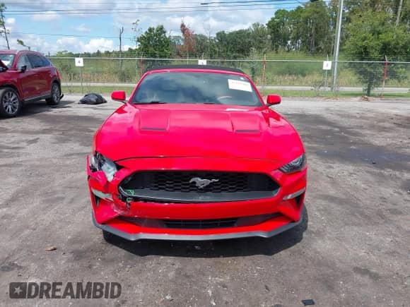 2018 Ford Mustang EcoBoost Premium with VIN 1FATP8UH3J5142795, listed as a IAAI auction lot 43218380 with 114,099 mi miles and . Bid and sale history available at DreamBid. Image 12.
