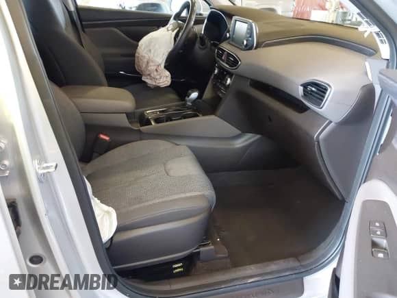 2019 Hyundai Santa Fe SEL with VIN 5NMS3CAD8KH012399, listed as a IAAI auction lot 43100458 with 32,029 mi miles and . Bid and sale history available at DreamBid. Image 5.