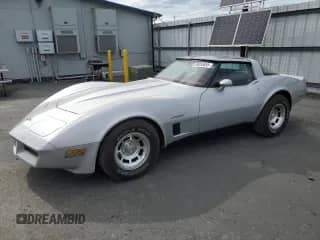 1982 Chevrolet Corvette с VIN 1G1AY878XC5102140, выставлен на аукционе Copart как лот 59845855 с пробегом 80 611 миль миль и Чистый • Clean title. История ставок и продаж доступна на DreamBid. Изображение 1.