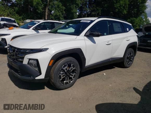 2025 Hyundai Tucson SEL with VIN 5NMJFCDE1SH502870, listed as a Copart auction lot 70522855 with 10 mi miles and Salvage title. Bid and sale history available at DreamBid. Image 1.