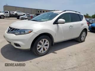 2014 Nissan Murano SV with VIN JN8AZ1MU0EW401747, listed as a Copart auction lot 65255055 with 144,455 mi miles and Clean title. Bid and sale history available at DreamBid. Image 1.