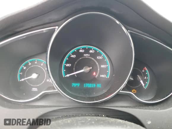 2012 Chevrolet Malibu LTZ with VIN 1G1ZG5E79CF101635, listed as a Copart auction lot 62196335 with 170,219 mi miles and Salvage title. Bid and sale history available at DreamBid. Image 9.