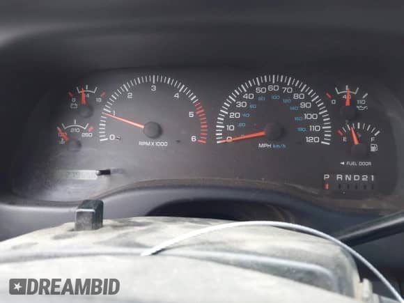 1998 Dodge Dakota SLT z VIN 1B7GG22Y0WS579450, wystawiony jako IAAI lot #43088532 z przebiegiem 279 555 mil mil oraz . Historia ofert i sprzedaży dostępna na DreamBid. Obrazek 7.