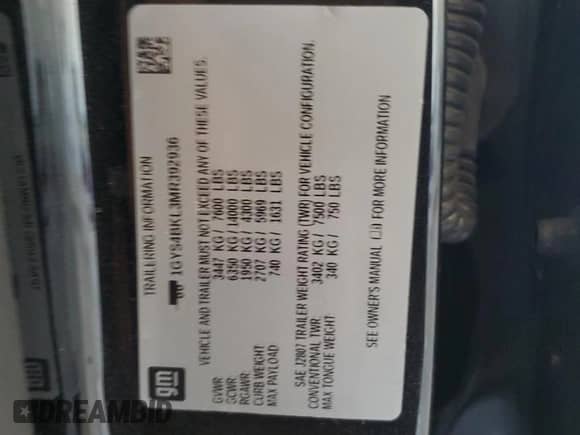 2021 Cadillac Escalade Premium Luxury with VIN 1GYS4BKL3MR392936, listed as a Copart auction lot 66080785 with Not provided miles and Salvage title. Bid and sale history available at DreamBid. Image 13.