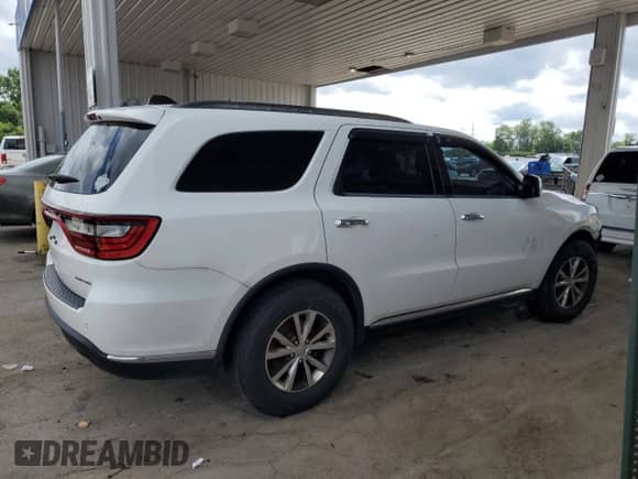 2016 Dodge Durango Limited z VIN 1C4RDJDG5GC360267, wystawiony jako Copart lot #64814465 z przebiegiem 158 300 mil mil oraz Nie do naprawy • Non repairable. Historia ofert i sprzedaży dostępna na DreamBid. Obrazek 3.