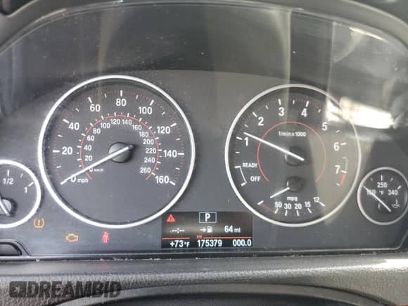 2016 BMW 4 Series 428i with VIN WBA4A9C55GG695763, listed as a Copart auction lot 80730575 with 175,379 mi miles and Salvage title. Bid and sale history available at DreamBid. Image 9.