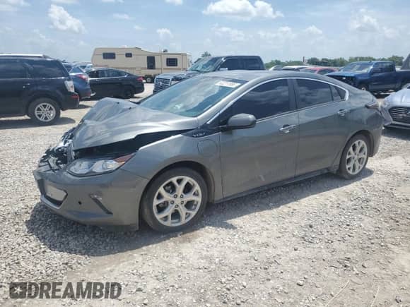 2017 Chevrolet Volt Premier with VIN 1G1RB6S57HU169930, listed as a Copart auction lot 62211585 with Not provided miles and Salvage title. Bid and sale history available at DreamBid. Image 1.