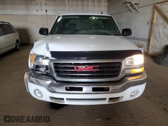 2006 GMC Sierra 1500 SLE1 with VIN 1GTEK19B66Z174802, listed as a Copart auction lot 48564885 with 166,074 mi miles and Salvage title. Bid and sale history available at DreamBid. Image 5.